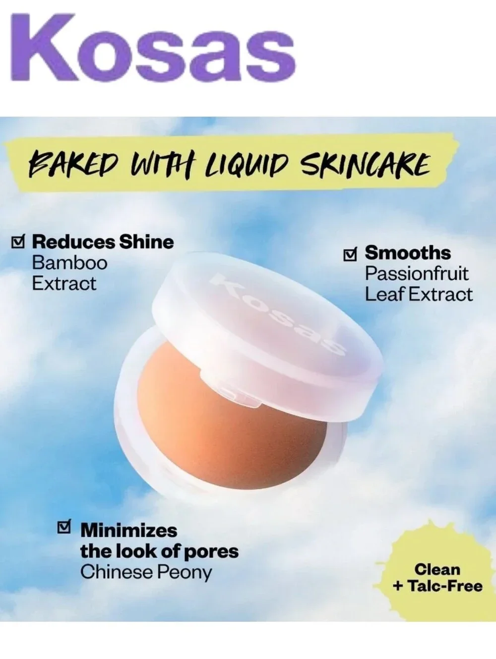 KOSAS Cloud Setting Powder in Comfy- Sheer Medium